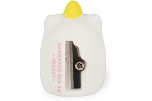 Legami - Pencil Sharpener - Mini Friends - Ideal Pencil Sharpener for Kids - Easy Grip Sharpens Pencils and Crayons - Stationery for School and Office - Dimensions 3 x 4.5 x 2 cm Unicorn