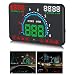 Produktbild Auto 5,8"Head Up Display HUD Beschleunigung Kraftstoff Warnung Windschutzscheibe Projektor System Mit OBD2 EUOBD Schnittstelle, Plug & Play