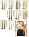 22inch 90g Dreamstyle Clip In straight Ponytail Hair Extensions Wrap Around Ponytail Hair Pieces#18/613light ash blonde mix blonde