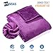 Produktbild HYSEAS Kuscheldecke 180 cm x 220 cm, violett, aus samtweichem Plüsch, Öko-Tex gepr üft, Fleecedecke/Sofadecke/Wohndecke/Tagesdecke