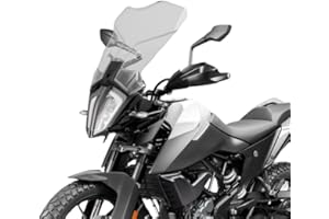TAZGANTAX Pantalla Delantera de Motocicleta Accesorios de protección contra el Viento compatibles con K-T-M 390 ADV/SW 390 ADV SW 2019 2020 2021 2022 Deflector de Aire para Parabrisas (Humo Ligero)