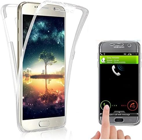 360 Complete Protection Transparent Gel Case Cover for Samsung Galaxy J1, J3, J5, J7, A3, A5, 2016 S6, S7 Edge Plus