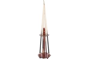 ‎AUTOMATEN HOFFMANN Automaten Hoffmann Billard-Queue Ständer | Reines Massivholz |Für 8 Billard-Queues | Mahagoni oder schwarzes Holzdekor | Höhe 83 cm | Mit Filzeinlegern