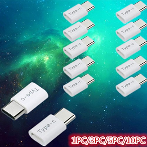Bluestercool USB-C Typ-C auf Micro-USB-Daten laden Adapter 1/3/5/10PCS (A10) - 6