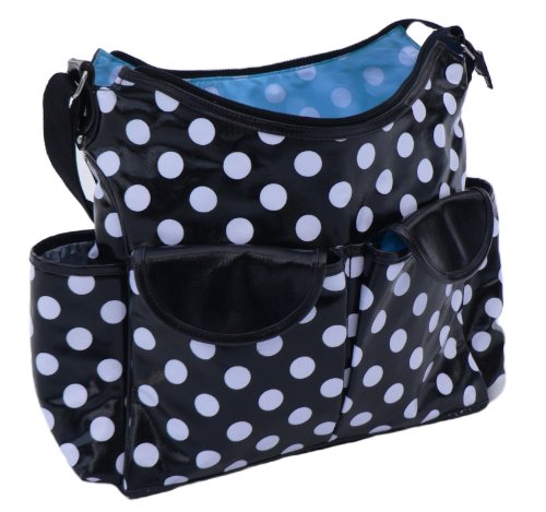 NEW 2013 THE MIRACLE BABY CHANGING BAG BLACK SPOT - CHIC