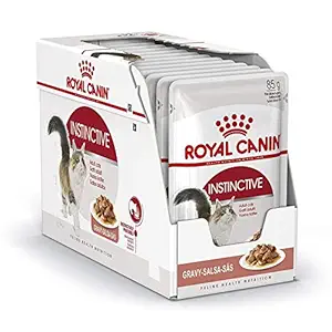 Royal Canin Instinctive Chunks in Gravy Cat Food, 85 g (Pack of 12)