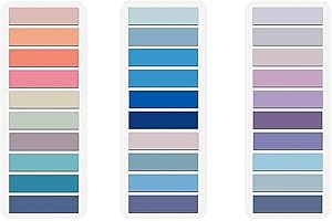 DOETYD 600pcs Colored Sticky Tabs Page Markers Tabs Transparent Annotation Tabs for Index Reading Book File Notes Office School