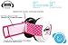 Em's 4 Bubs Hearing Protection Baby Earmuffs Size 0-18 Months (Blue/White Headband)