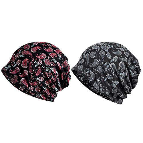 Preisvergleich Produktbild Cathy02Marshall Damen Elegante Schnee Spinnen Weich Chemo Turban Mütze Kopftuch für Chemotherapie,Krebs,Haarverlust