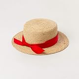 Cappello a Paglietta Boater Unisex per Bimbi : Amazon.it: Abbigliamento