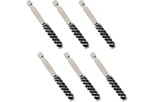 6 x rostfritt stål 6,35 mm golfklubbor huvud slang borste rengöringsborstar verktyg tillbehör 9 mm