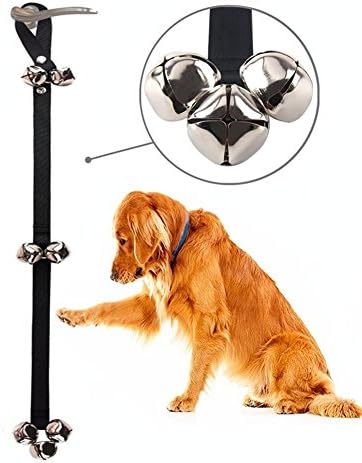 Dog Doorbells for Dog Training and Housebreaking Your Doggy. 1.4 Inch Dog Bell with Doggie Doorbell and Potty Training for Puppies Instructional Guide