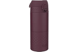 ION8 Izolowany Kubek Podróżny, Szczelny, Potrójny Zamek Bezpieczeństwa, Bezpieczny w Transporcie, Higieniczna Osłona, Łatwy do Czyszczenia, Idealny w Drodze, Ze Stali Nierdzewnej, Jeżyna