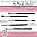 Eye Brush Set By Bella and Bear. The Eyeshadow Brushes Are A Set Of 5 Quality Eye Brushes Quality Tools As Used By Professionals. A Great gift idea for women.