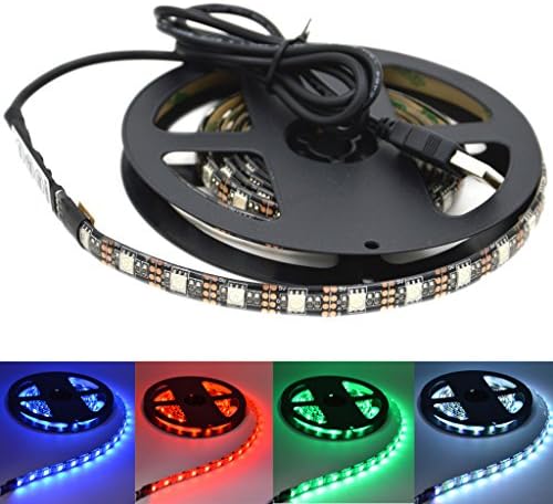 LED Strip Lights 120 LED SMD-5050 Colour Changing Colour 5V USB for Car Styling,Bars, Restaurants,Gardens,Homes Office,Aircraft Cabin, DIY Party Decoration Ribborn, Christmas Party, Chrismas Tree, Festivals, Birthday