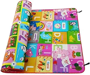 Baby Care King Double Sided Water Proof Baby Play Mat for Crawling of Kids Infants and Children with Alphabet- (Large - 6ft x 4ft) Play Mat for Crawling Baby
