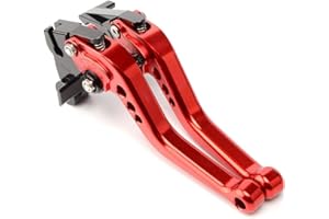 MTCRIGHTER for Yamaha R125 YZF-R125 2020-2024 Short Brake Clutch Lever CNC Aluminum Alloy Accessories (Red)