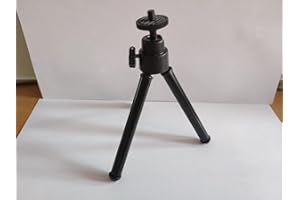 JOYACCESS Webcam Stand, Support de Caméra en Portable et Réglable pour Webcam, Noir