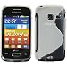 Produktbild PhoneNatic Samsung Galaxy Y Duos Hülle Silikon clear S-Style Case Galaxy Y Duos Tasche + 2 Schutzfolien