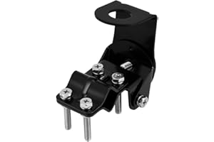 Tonysa Mobile Antennenhalterung,Edelstahlhalterung für Auto Funkgeräte Transceiver,Kompatibel mit 4 Schrauben für Eisenklammer/Hintertür/Seitentür/Haube usw.