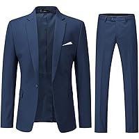 Abito Uomo 3 Pezzi Slim Fit - Giacca, Panciotto E Pantaloni Per Business, Matrimoni E Occasioni Formali - Foto 2
