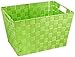 Produktbild WENKO 20681100 Aufbewahrungskorb Adria M Grün - Badkorb, Kunststoff-Geflecht, 100% Polypropylen, 35 x 22 x 25.5 cm, Grün