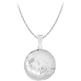 Ciondolo Ovale Tuscany Silver Con Dettaglio Celtico Inciso In Argento 925 Riciclato – Su Catena Curb 46cm, Elegante E Ipoallergenico.