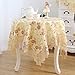 Produktbild Unbekannt *Küchenwäsche Runde Tischdecke Spitze Tischdecke Continental Tischdecke Tee Tischdecke Dreidimensionale Stickerei (Farbe : A, größe : 150*150cm)
