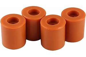 BCZAMD kolumna poziomująca 3D Heatbed silikonowa 16 mm/0,63 cala Hotbed solidne uchwyty, stabilne narzędzia odporne na wysokie temperatury bufor do drukarki S5 Ender 5 Prus Ane A8 A6 Mega i3 Wanhao, 4 sztuki w zestawie brązowym