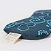 'Green Woodpecker 151 Organic Linseed Eye Pillow "Totally Natural – Petrol Blue