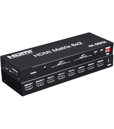 SpeaKa Professional SP-HDA-550 4 poorten HDMI-switch UHD 4K @ 60 Hz
