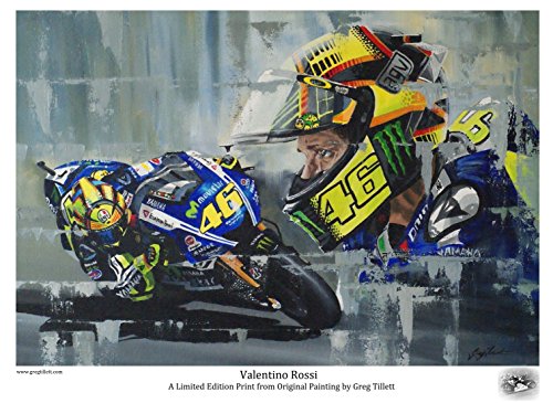 Preisvergleich Produktbild Kunstdruck "Valentino Rossi 2016"