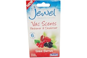 St@llion Jewel Vac Disc Freshener and Deodoriser for Home and Office Cleanliness Extra Strength Fresh Fragrance (Forest Berries, Pack Of 1)
