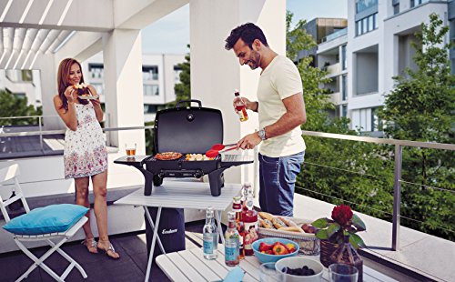 Enders Tisch-Gasgrill URBAN, Tischgrill 2095, Funktionen Grillen, Kochen und Backen, 2 Gas Edelstahl-Brenner, kleiner Grill für Balkon, Picknick, Camping - 7