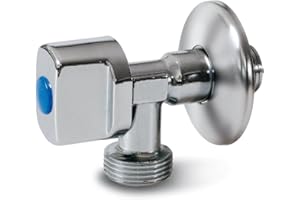 Montserrat Lot de 2 robinets grand angle pour machines à laver 1/2" x 3/4"