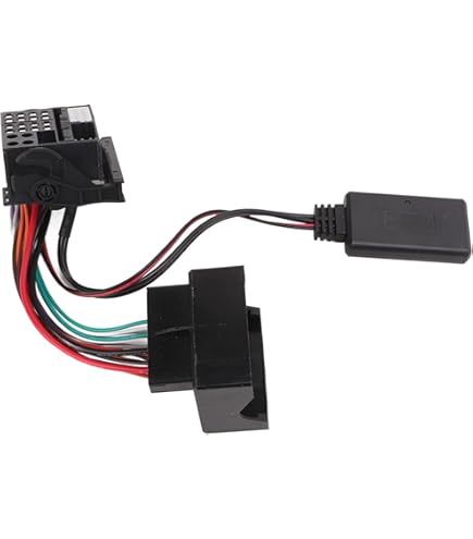 Vhbw Adattatore Bluetooth Compatibile Con Seat Arosa 1997-2004 Aura CD Aura Beta Alana Autoradio Incl Microfono Cavo Jack Clip 82630172