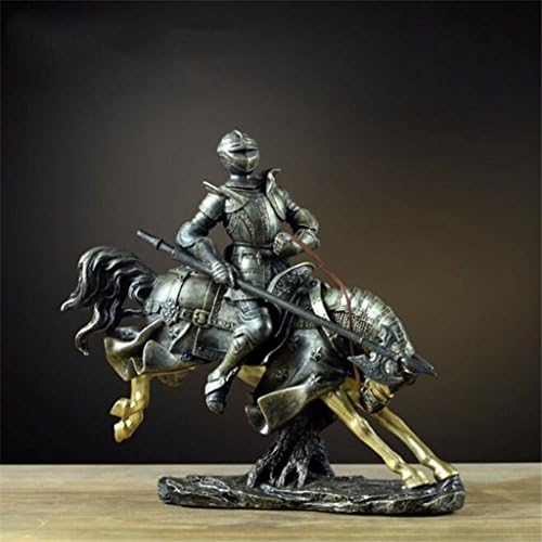 Longless American retro Roman Samurai ornaments living room window resin crafts Knight study soft furnishings ornaments creative gifts