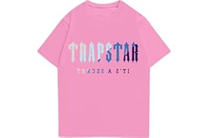 SGDLESN Trapstar Tshirts Women Trapstar Women's Fashion Tshirts Men Trapstar Casual Trapstar Printed Shirts for Men Adult Short Sleeve Round Neck Pullover Trapstar Tops Women's T-Shirts