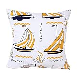 Yvelands Segeln Muster Schlafsofa Home Decor Kissenbezug Kissenbezug