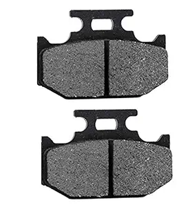 Meenu Arts Rear Brake Disc Pad Compatible for Yamaha R15 Version 3 (Black) E-03