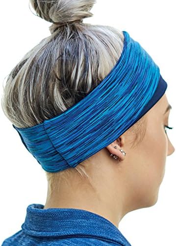 Red Dust Active Running Headband and Winter Ear Warmer For Women – For Sport, Workouts and Cold Weather Athletic Adventures – Never Itchy – Always Stays Put – Ponytail Compatible