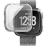 Colorful Fitbit Versa Schutzhülle Ultradünnes weiches TPU Hülle Case Schutz für Fitbit Versa,Klar