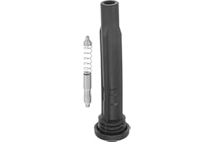 Partuto Engine Ignition Coil Boot Kit No.06K905110K/06K905199 - Car Inner - for Volkswagen Passat 2014-2015 Rubber Black - 1 Set