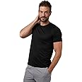 32 DEGREEES Men's Cool Classic Crew T-Shirt | Anti-Odor | 4-Way Stretch | Moisture Wicking