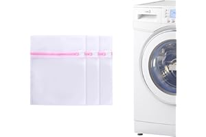 WIAINTY Sacchetti Lavatrice Biancheria 3 pezzi, Lavatrice Sacchetti 40 x 50cm, Sacchetti Rete Biancheria, Retina per Lavatrice, Sacchetto da Bucato in Rete con Cerniera per Maglioni, Camicie