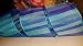 Produktbild Kirkland Signature Weihnachtsband mit Drahtkante, 2 m Blue Stripe Taffeta 1.5"