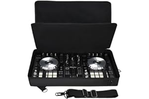 Janjunsi DJ Controller Carrying Case DJ Mixer Storage Bag Compatible with Pioneer DJ DDJ-SR2/DDJ-SR for Native Instruments Traktor Kontrol S4 Mk3 for Hercules DJ Control Inpulse 500