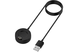 Disscool Ersatz-Ladekabel, kompatibel mit Garmin Forerunner 265S/265/965, USB-Kabel, Ladegerät, Smartwatch-Zubehör (1 m)