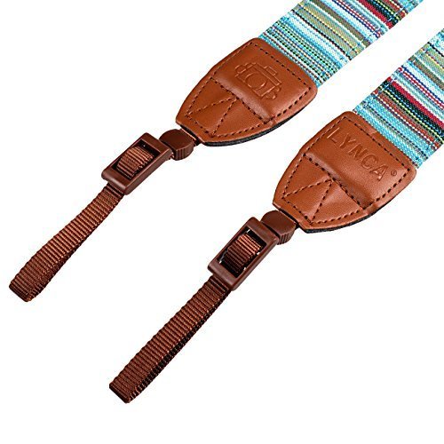 LYNCA L-251Z bandouli re sangle de cou sangle d paule amovible au style boh me pour tous les appareils photo dslr Canon Nikon Sony Olympus Pentax etc rayures fines vertes reviews LYNCA L-251Z bandouli re sangle de cou sangle d paule amovible au style boh me pour tous les appareils photo dslr Canon Nikon Sony Olympus Pentax etc rayures fines vertes