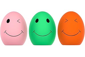 SCHITEC Piszcząca zabawka dla psa, lateksowe dmuchane kulki do jajek z piszczałką, dla małych psów, miękka guma, zabawka dźwiękowa do interaktywnej zabawy w pobieranie, 3 szt., A